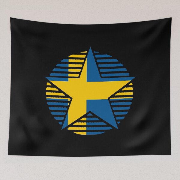 Item preview, Retro Sweden Flag Star SE designed and sold by shitpostee.