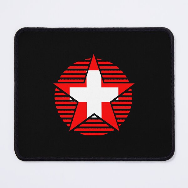 Item preview, Retro Switzerland Flag Star CH designed and sold by shitpostee.