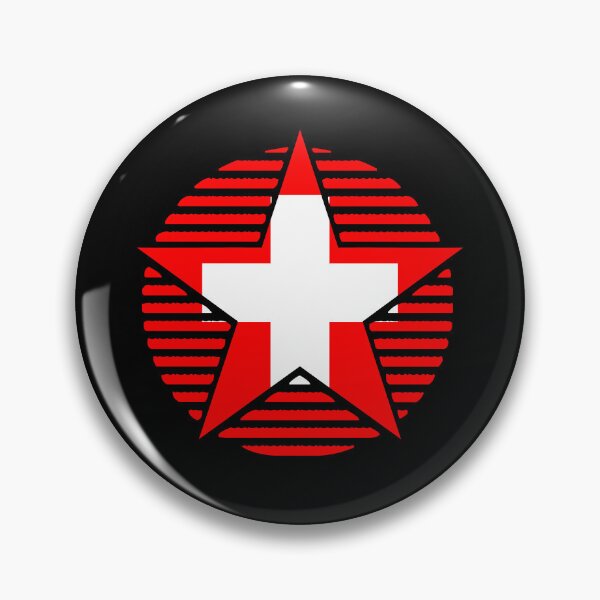 Item preview, Retro Switzerland Flag Star CH designed and sold by shitpostee.