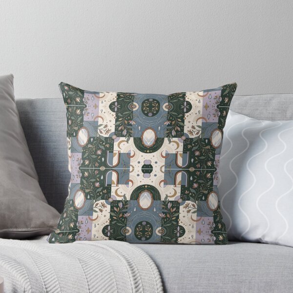 Item preview, Mirror Garden | Surreal Botanical Seamless Pattern | Elegant Organic Geometry designed and sold by AP Digi Store.