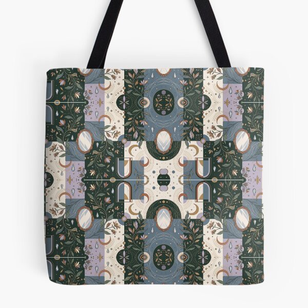 Item preview, Mirror Garden | Surreal Botanical Seamless Pattern | Elegant Organic Geometry designed and sold by AP Digi Store.