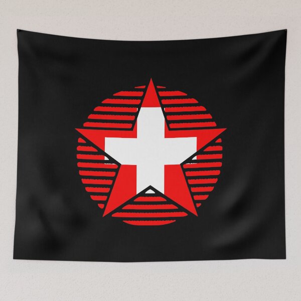 Item preview, Retro Switzerland Flag Star CH designed and sold by shitpostee.