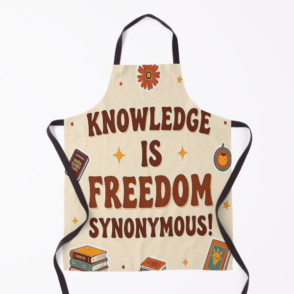 Item preview, Motivational Quote about Culture KNOWLEDGE IS FREEDOM SYNONYMOUS! designed and sold by Giulivo Store Graphic.