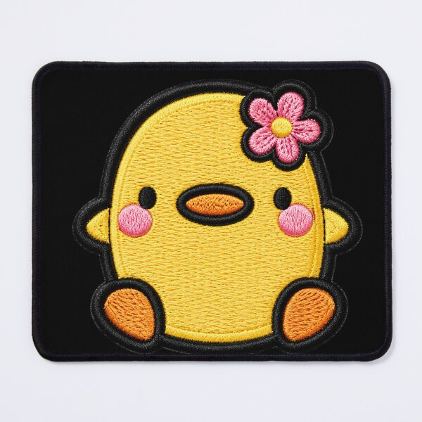 Item preview, Kawaii Yellow Chick Embroidery Patch Illustration designed and sold by ColorSplash123.