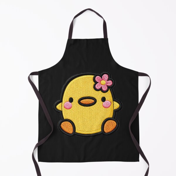 Item preview, Kawaii Yellow Chick Embroidery Patch Illustration designed and sold by ColorSplash123.