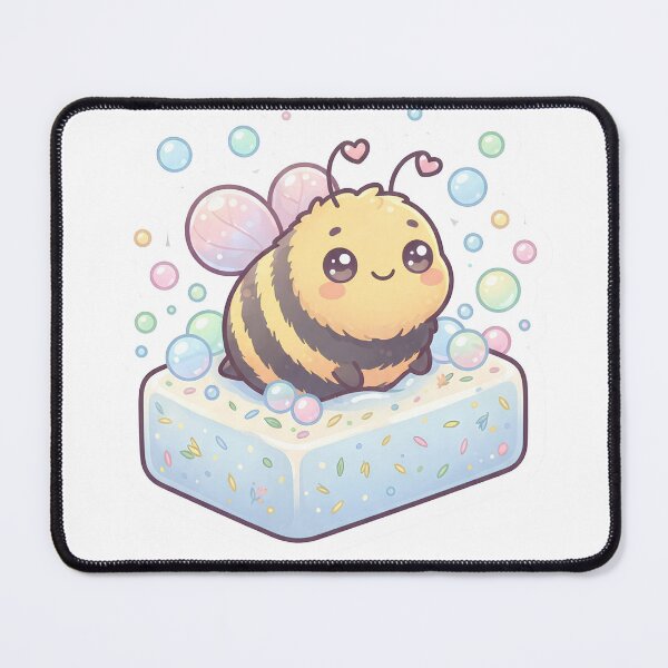 Item preview, Cute Bee in Honey Soap– Kawaii Honeybee Cottagecore Design designed and sold by Kayshies8120.