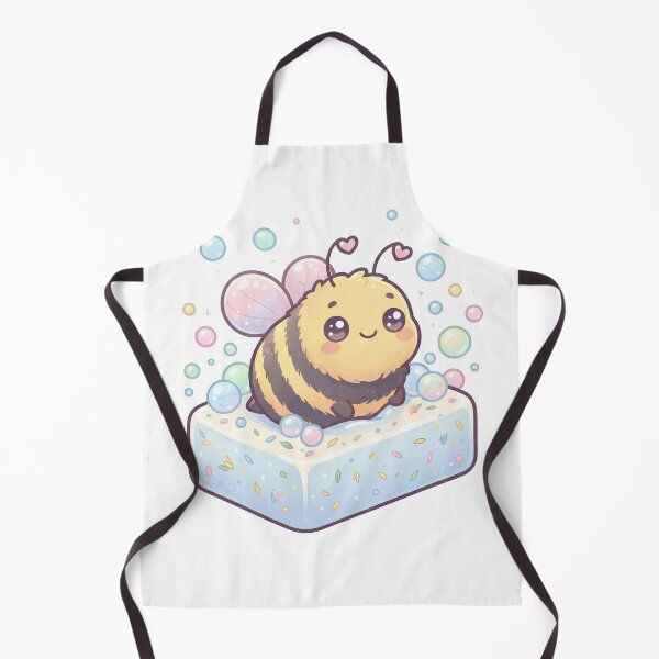 Item preview, Cute Bee in Honey Soap– Kawaii Honeybee Cottagecore Design designed and sold by Kayshies8120.