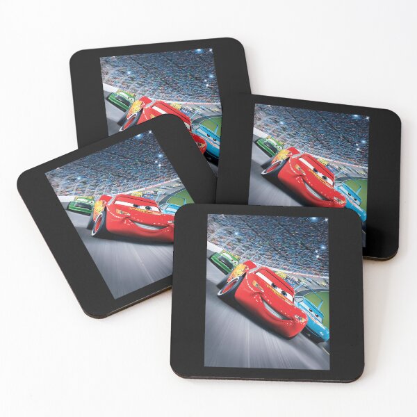Item preview, Lightning McQueen Speedway Race Action Poster designed and sold by danhoosierclub.