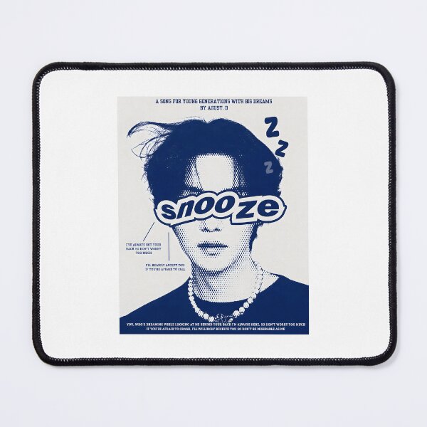Item preview, SUGA - Snooze | BTS - AgustD designed and sold by ShufflexShop.