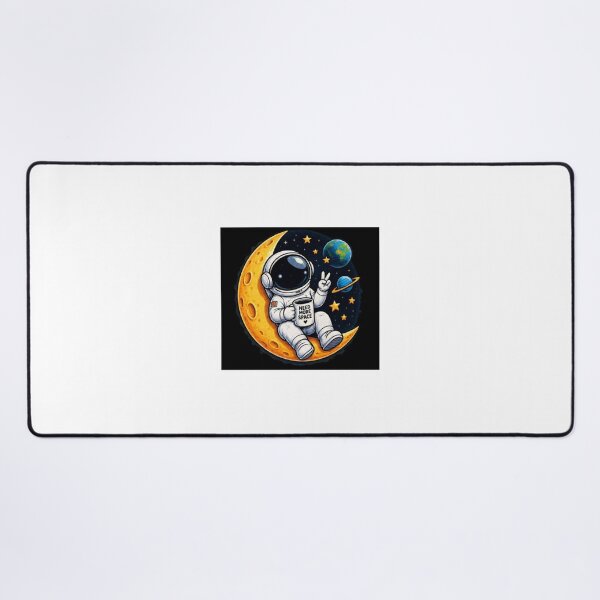 Item preview, Cute Astronaut On The Moon designed and sold by ThilankaDesign.