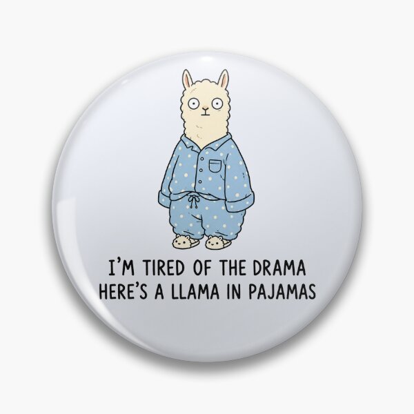 Item preview, Llama in Pajamas Funny Llama Pun Cute Animal Meme designed and sold by MonkiFlipp.