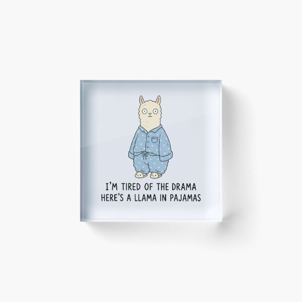 Item preview, Llama in Pajamas Funny Llama Pun Cute Animal Meme designed and sold by MonkiFlipp.