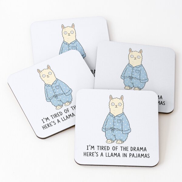 Item preview, Llama in Pajamas Funny Llama Pun Cute Animal Meme designed and sold by MonkiFlipp.