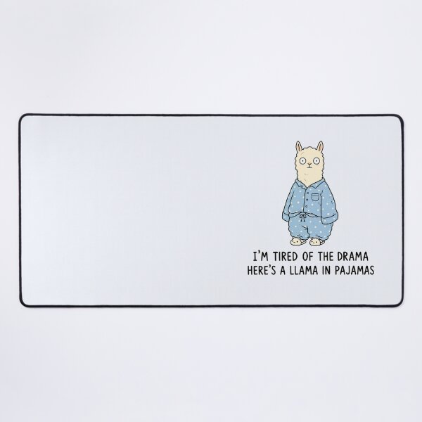 Item preview, Llama in Pajamas Funny Llama Pun Cute Animal Meme designed and sold by MonkiFlipp.