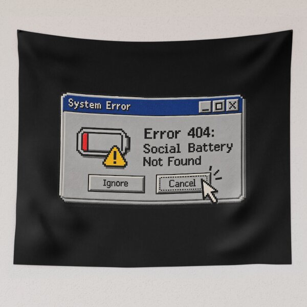 Item preview, Social battery designed and sold by SlayPOPShop.
