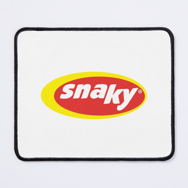 Item preview, Snaky Oval Red and Yellow Snack Logo Design designed and sold by mokiregtrea.