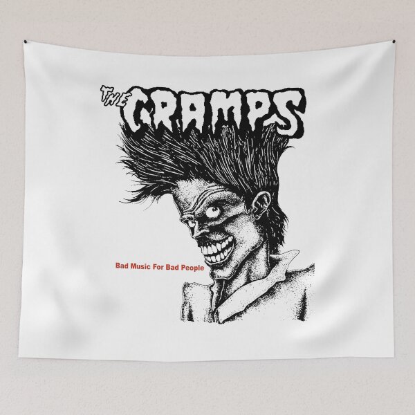 Item preview, Retro The Cramps Horror Punk Bad Music Bad People designed and sold by dominica1771fx.