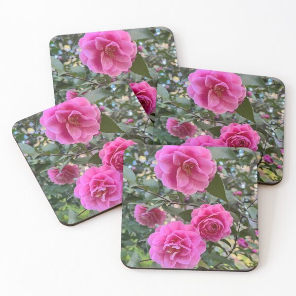 Item preview, Pink Camellias in Bloom designed and sold by Be Captured by Brittany Emma.