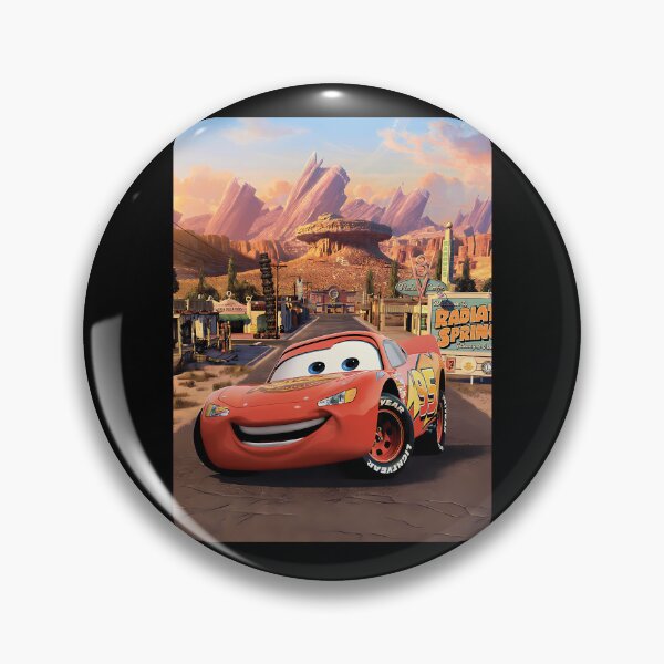 Item preview, Lightning McQueen Radiator Springs Main Street Poster designed and sold by danhoosierclub.