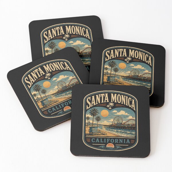 Item preview, Santa Monica - California designed and sold by GoodOldVintage.