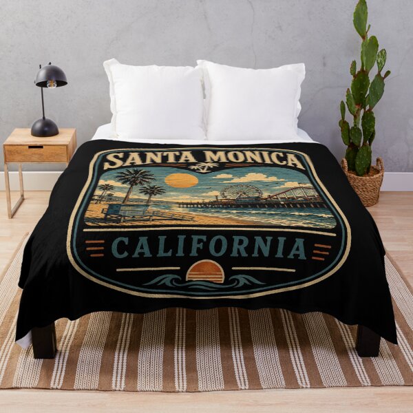 Item preview, Santa Monica - California designed and sold by GoodOldVintage.