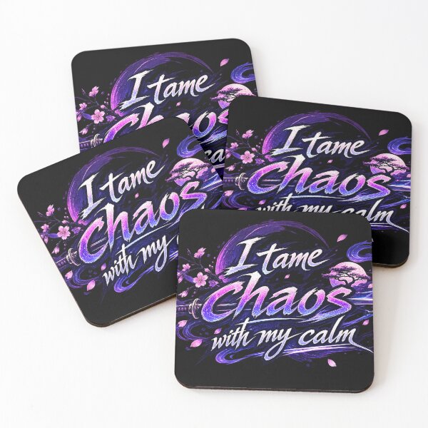 Item preview, I tame chaos with my calm.(Anime Ver.) designed and sold by MaxDreamsArt.