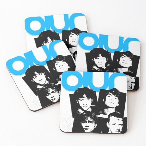 Item preview, Black Silhouette Band Member And Blue Typography designed and sold by DarkPsyche.