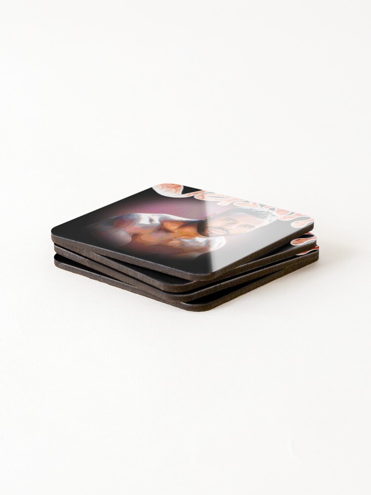 Thumbnail 4 of 5, Coasters (Set of 4), Great Rapper Face designed and sold by DarkPsyche.