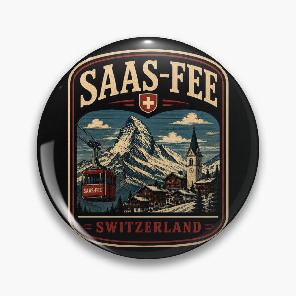 Item preview, Saas-Fee - Switzerland designed and sold by GoodOldVintage.
