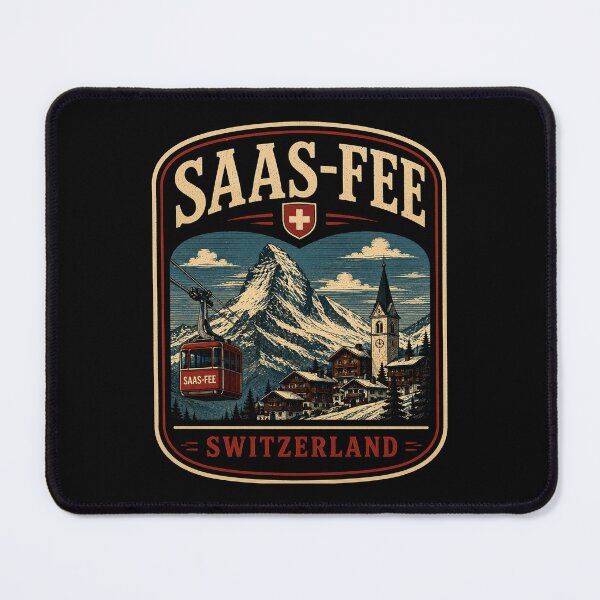 Item preview, Saas-Fee - Switzerland designed and sold by GoodOldVintage.
