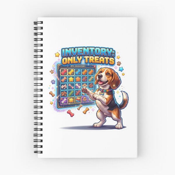 Item preview, Dog Treats Beagle Gaming Humor Artwork designed and sold by pradeepvisuals.