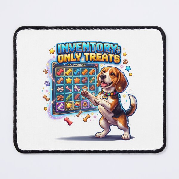 Item preview, Dog Treats Beagle Gaming Humor Artwork designed and sold by pradeepvisuals.