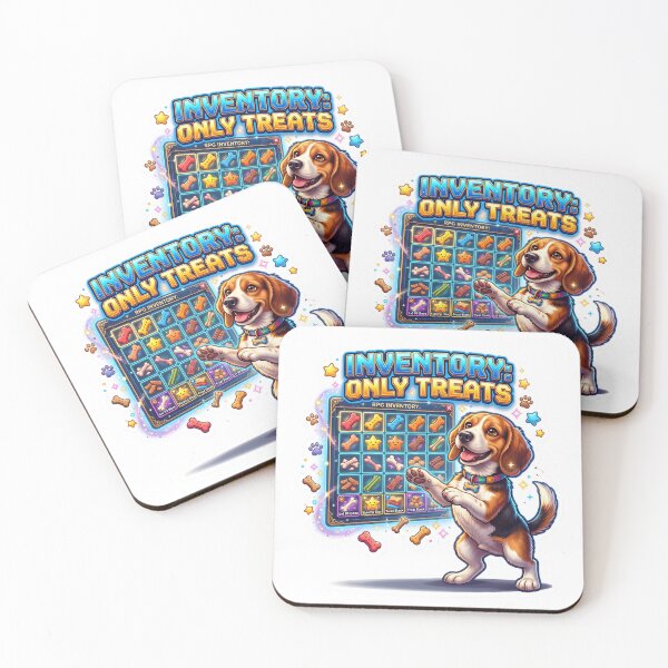Item preview, Dog Treats Beagle Gaming Humor Artwork designed and sold by pradeepvisuals.