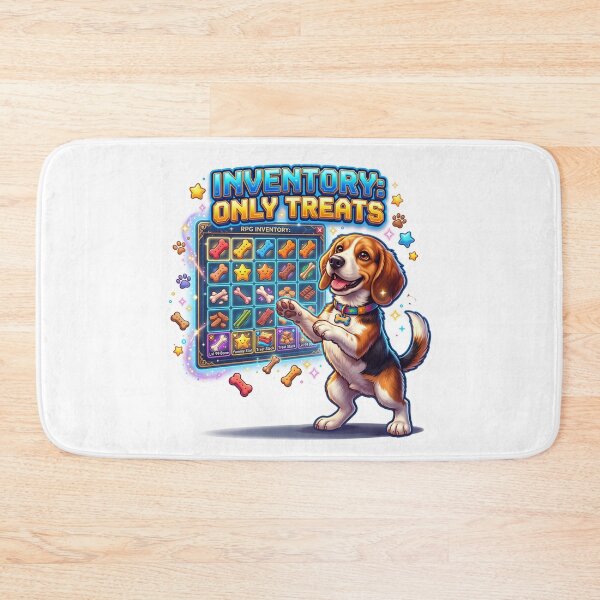 Item preview, Dog Treats Beagle Gaming Humor Artwork designed and sold by pradeepvisuals.