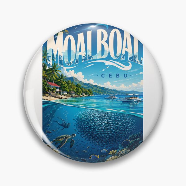Item preview, Moalboal Cebu Marine Sanctuary with Sardine Run and Sea Turtle designed and sold by Places On Earth.