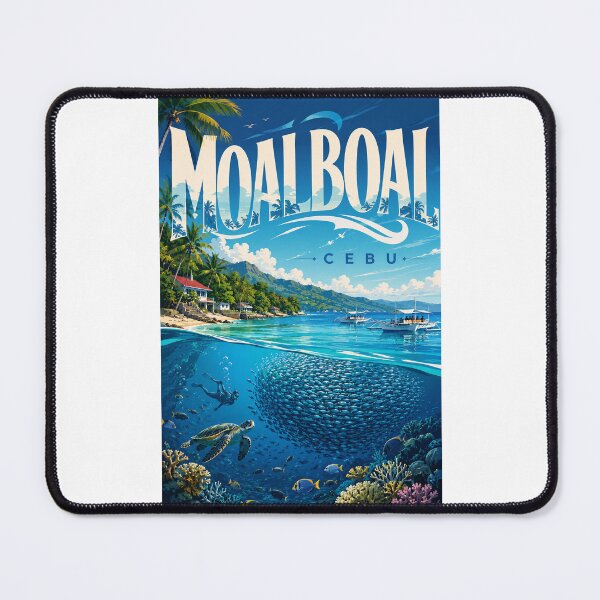 Item preview, Moalboal Cebu Marine Sanctuary with Sardine Run and Sea Turtle designed and sold by Places On Earth.
