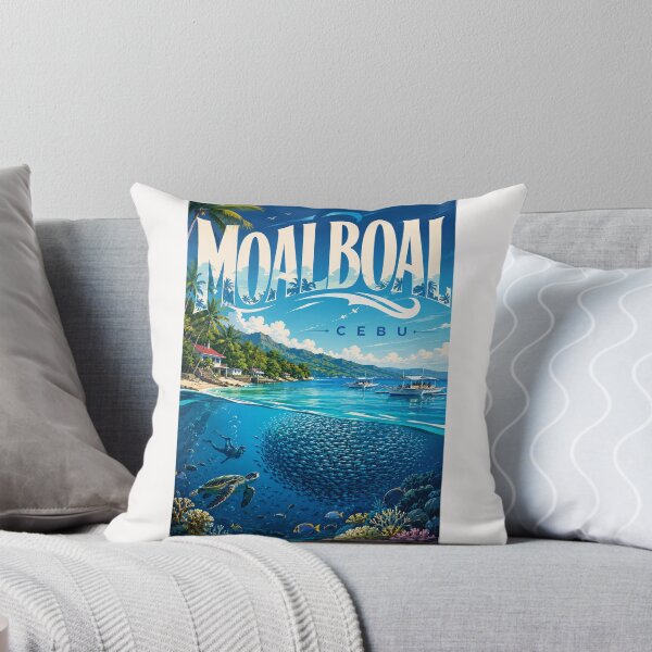 Item preview, Moalboal Cebu Marine Sanctuary with Sardine Run and Sea Turtle designed and sold by Places On Earth.
