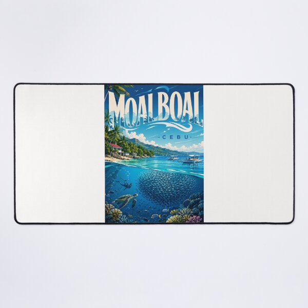 Item preview, Moalboal Cebu Marine Sanctuary with Sardine Run and Sea Turtle designed and sold by Places On Earth.
