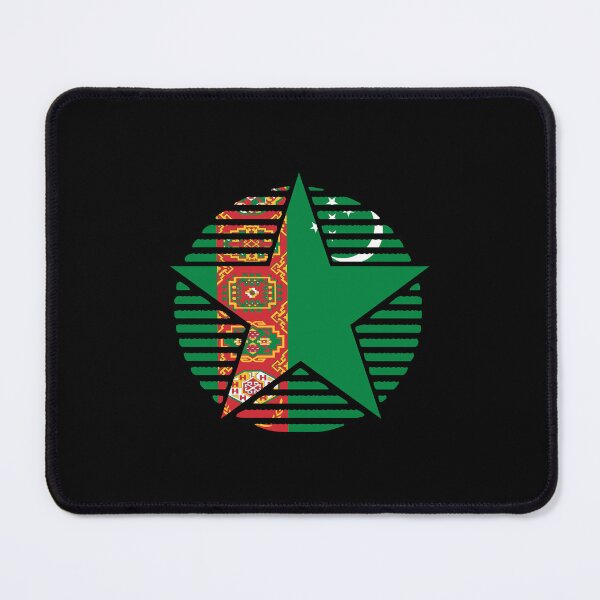 Item preview, Retro Turkmenistan Flag Star TM designed and sold by shitpostee.