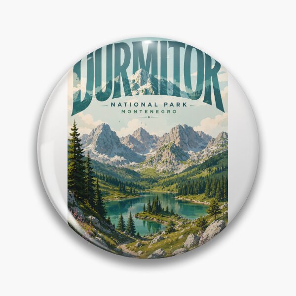 Item preview, Durmitor National Park Montenegro with Alpine Peaks and Mountain Lake designed and sold by Places On Earth.