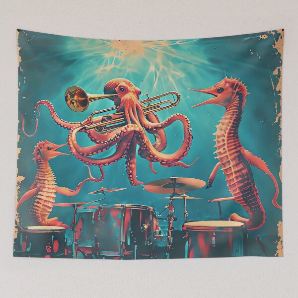 Item preview, Deep Sea Grooves designed and sold by ONYX Pixee.