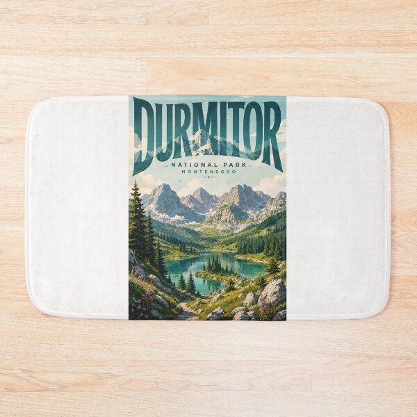 Item preview, Durmitor National Park Montenegro with Alpine Peaks and Mountain Lake designed and sold by Places On Earth.