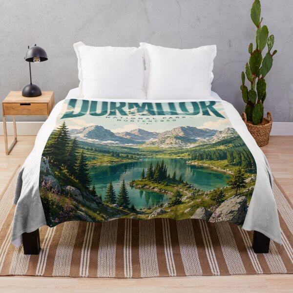 Item preview, Durmitor National Park Montenegro with Alpine Peaks and Mountain Lake designed and sold by Places On Earth.