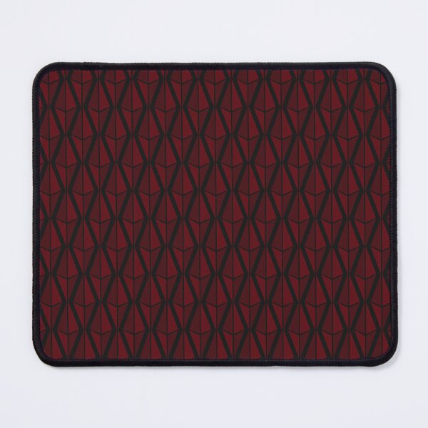 Item preview, Diamond Chainmail Print 1 - Fiery Red and Black designed and sold by Daniel Bevis Design.
