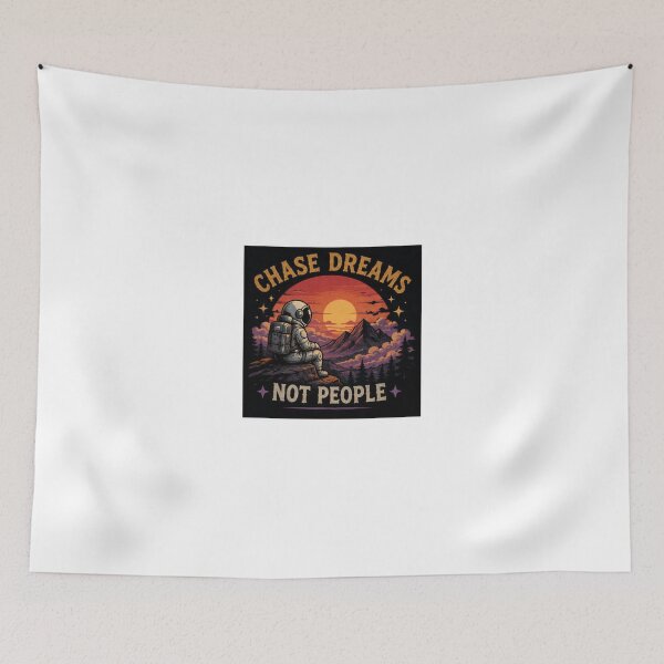 Item preview, Chase Dreams Not People Astronaut designed and sold by ThilankaDesign.