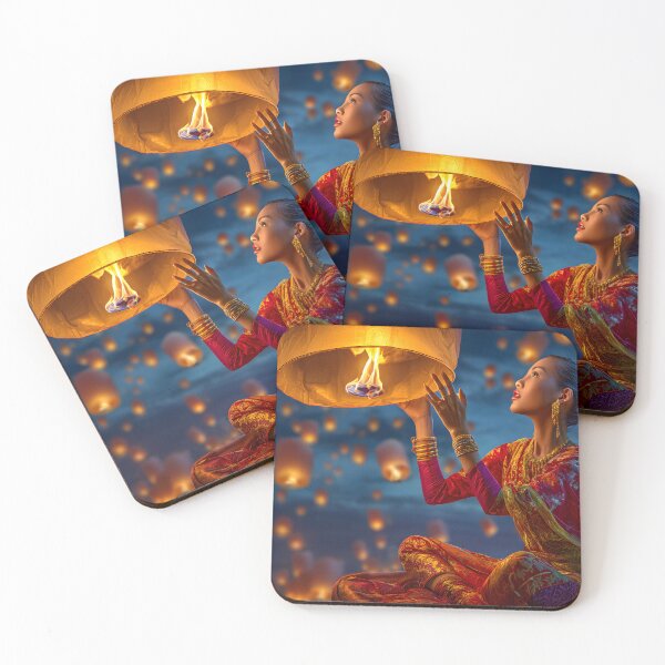 Item preview, Enchanting Lantern Festival Celebration at Dusk designed and sold by Artessie.