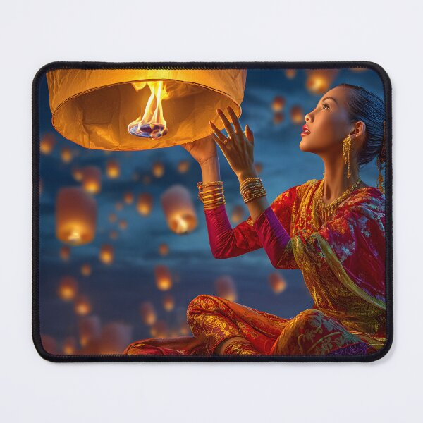 Item preview, Enchanting Lantern Festival Celebration at Dusk designed and sold by Artessie.