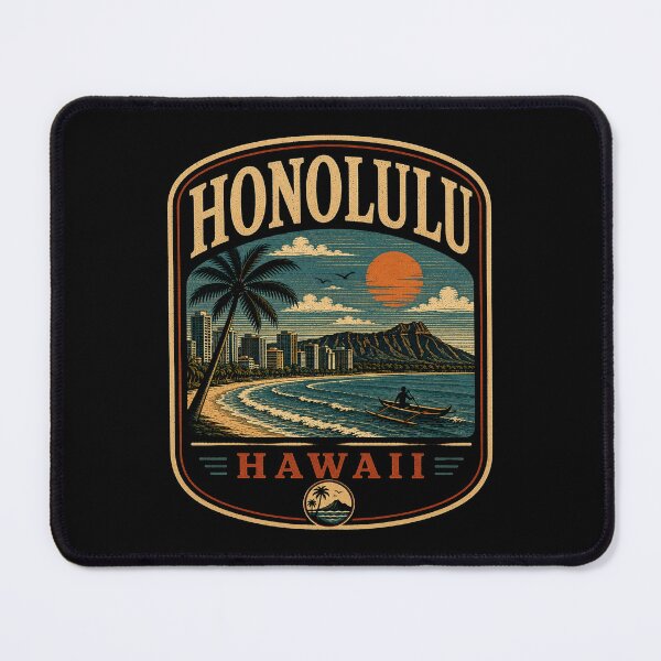 Item preview, Honolulu - Hawaii designed and sold by GoodOldVintage.