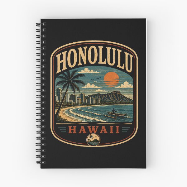 Item preview, Honolulu - Hawaii designed and sold by GoodOldVintage.