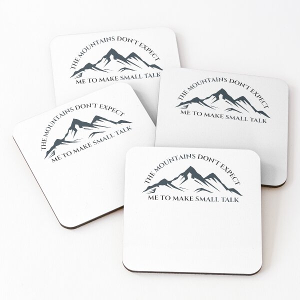 Item preview, The mountains don't expect me to make small talk designed and sold by darshants.